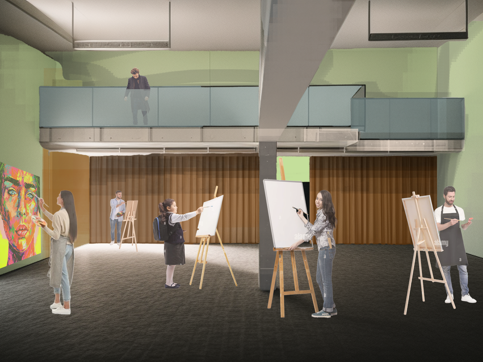 Art studio render
