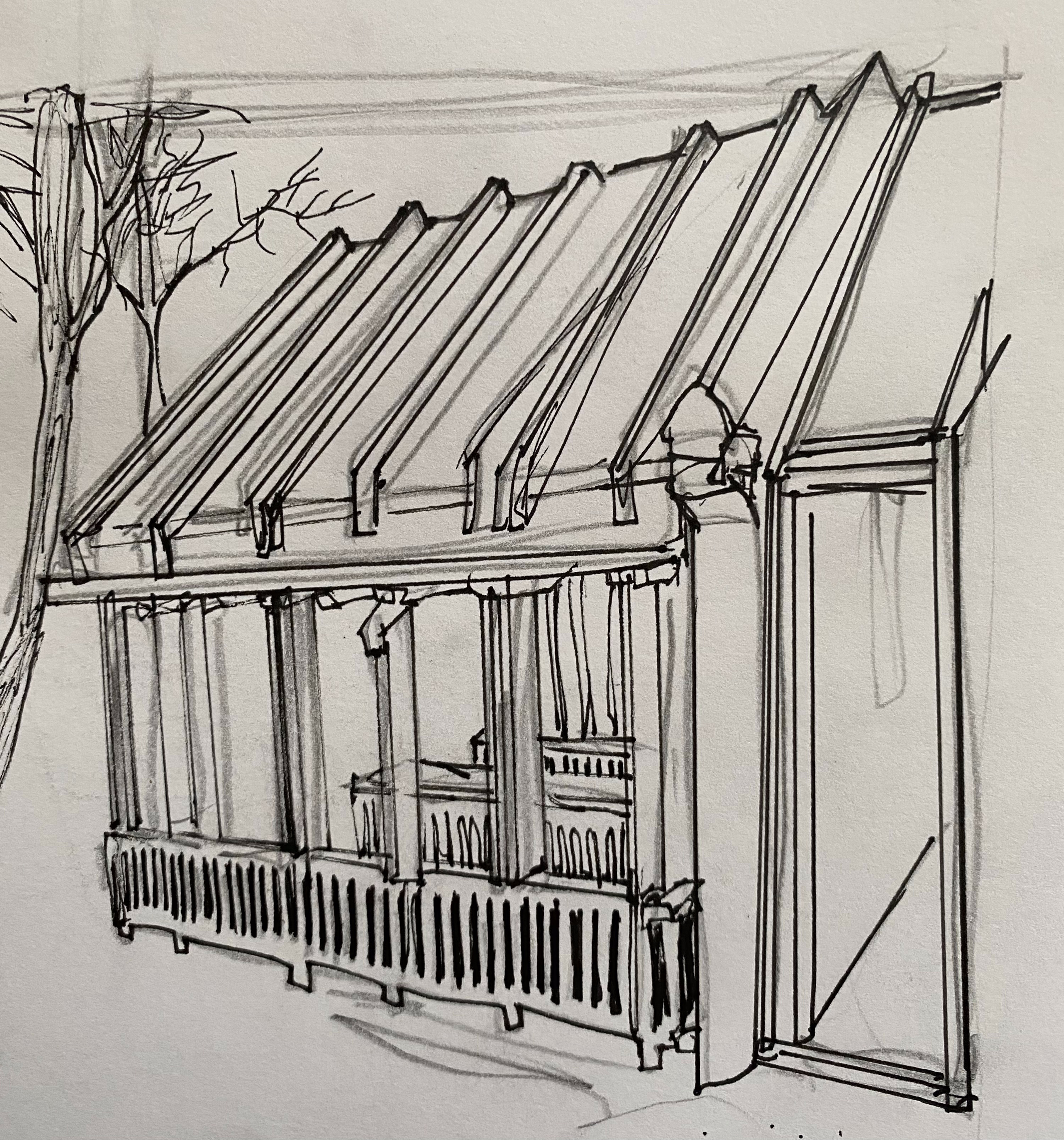 Veranda perspective study
