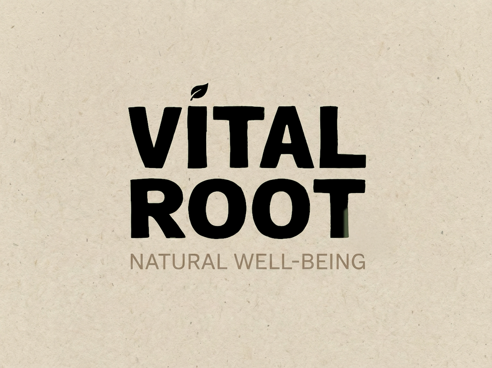 Vital Root logo on dark
