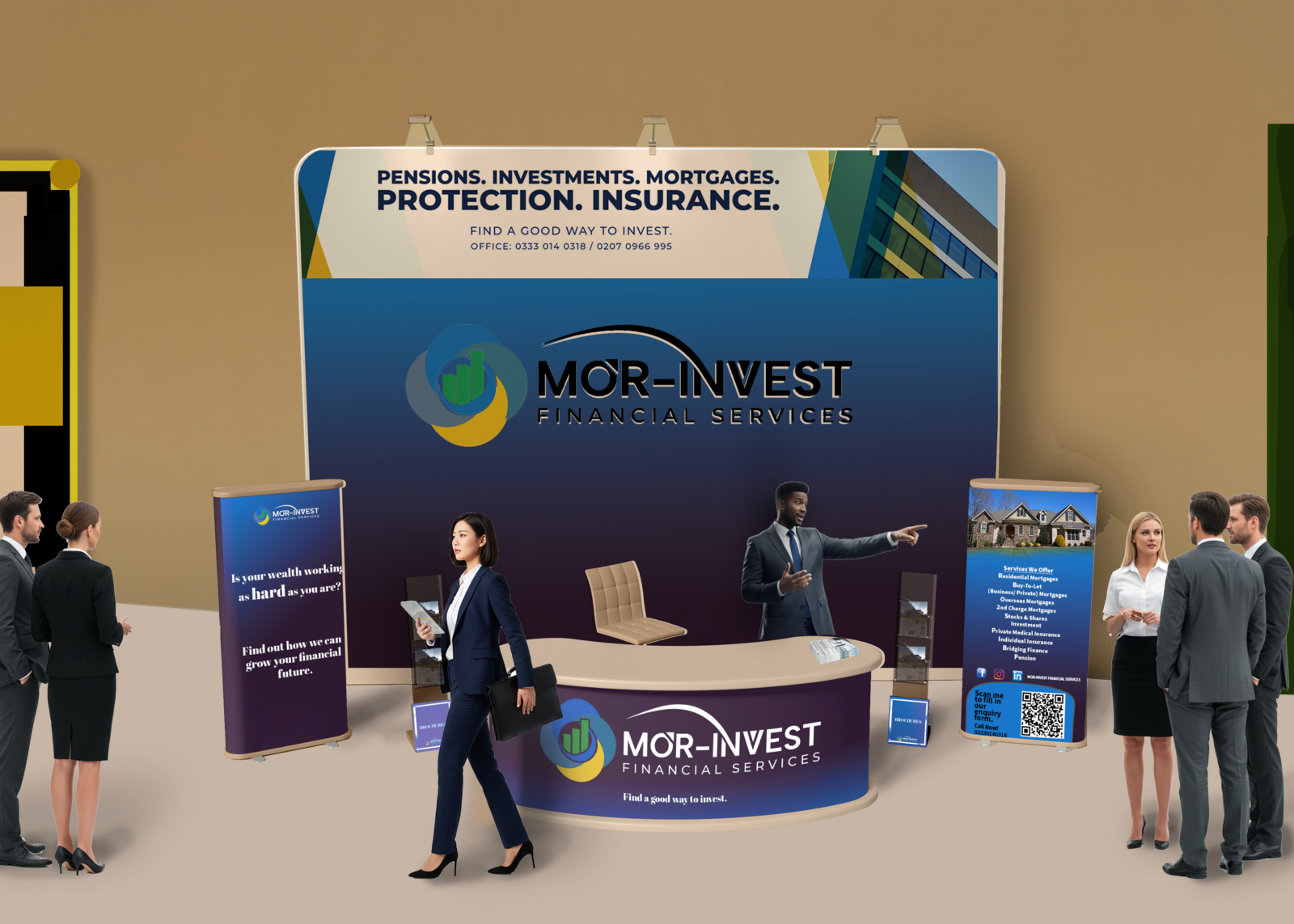 Mor-Invest exhibition stand